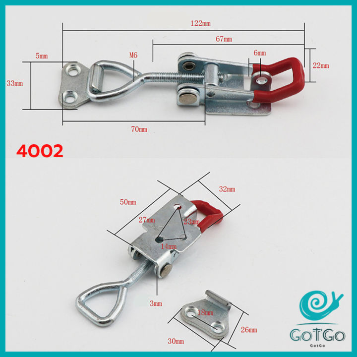 gotgo-แคลมป์ปีกนก-ชนิดดึง-ตัวล๊อคประตู-ฝาท้าย-ฝาถังน้ำแข็ง-สําหรับงานหนัก-4001-4002-model-latch-clamp