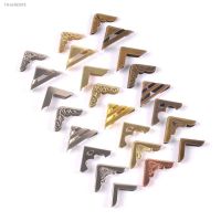 ❂◄۩ 50PCS Scrapbook Metal Album Corner For Antique Brass Jewelry Book Corners Protector Box Decorative Cover Silver/Golden/Bronze