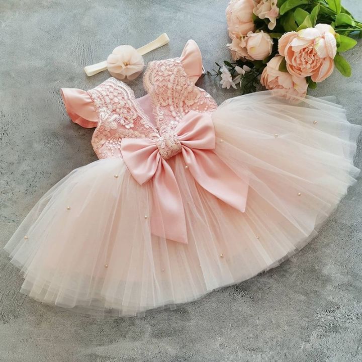 jeansame-dress-ชุดเดรสสำหรับเด็กผู้หญิงปาร์ตี้สาวงานแต่งงานเด็ก-dollbaby-xmasgown