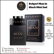 NƯỚC HOA NAM BVLGARI MAN IN BLACK FOR MEN EDP MINI 5ML