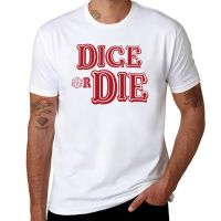 เสื้อยืด Dice Or Die เสื้อยืดสีดำเสื้อผ้าหน้าร้อน