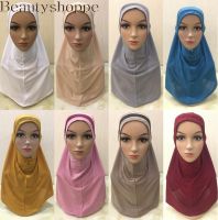 【YF】 Muslim Women Headscarf Shawl Scarf Hijab Wrap Headwear Amira Full Cover Prayer Hat Arab Worshipe Service