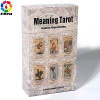 uShuangYangYaFaXin Card With Meaning Them Keyword Antiqued Learn 78 Cards Reversed