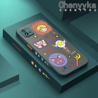 เคส Chenyyyka สำหรับ Realme C20 C20A C11 2021 Narzo 50i การ์ตูนน่ารักเซเลอร์มูนคล้ายฝ้าแฟชั่นแข็งนิ่มลายขอบซิลิโคนคลุมทั้งหมดเคสกันกระแทกป้องกันเลนส์กล้อง