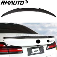 RMAUTO คาร์บอนไฟเบอร์ M4สไตล์ด้านหลังสปอยเลอร์ Wing Body Kit สำหรับ BMW 5 Series G30 F90 M5 2017-2022ด้านหลังสปอยเลอร์ปีกรถอุปกรณ์เสริม