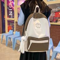 2022 New Opening Season Korean Style Large Capacity Early High School Student Schoolbag Womens Casual Simple Backpack Wholesale