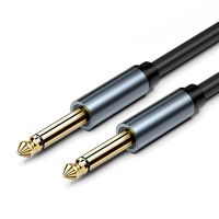 6.35mm Jack Audio Cable To 6.35mm Jack Male Mono Gold Plated For Instrument Guitar Mixer Amplifier Bass 1m 2m 3m 5m