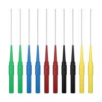 10pcs 1mm Probe Needle Mul-timeter Puncture Back 4mm socket Inspection tool J.30009