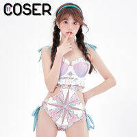 【COSER 77】ใหม่ ชุดว่ายน้ําบิกินี่ วันพีช ประดับมุก คุณภาพสูง X165