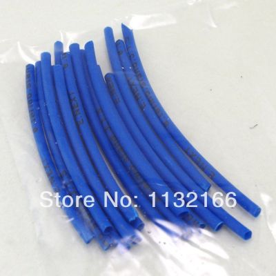 100pcs 1mm Inner Diameter Blue 10cm length Each Insulation Heat Shrink Tubing Wire Cable Wrap
