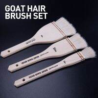 Goat Hair Art Paint Brushes Wooden Handle Painting Brush for Artist Watercolor Acrylic Oil Drawing Paint Tools Accessories