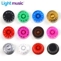 2Pcs Multi Color LP กีตาร์ไฟฟ้า Volume Tone Knob หมวกตรงกีตาร์ปุ่มควบคุมความเร็วพลาสติกกีตาร์ Accessories