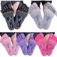 【hot sale】☍ C04 Women Non-Slip Yoga Socks Dance Socks Toe Five Fingers Cotton Socks