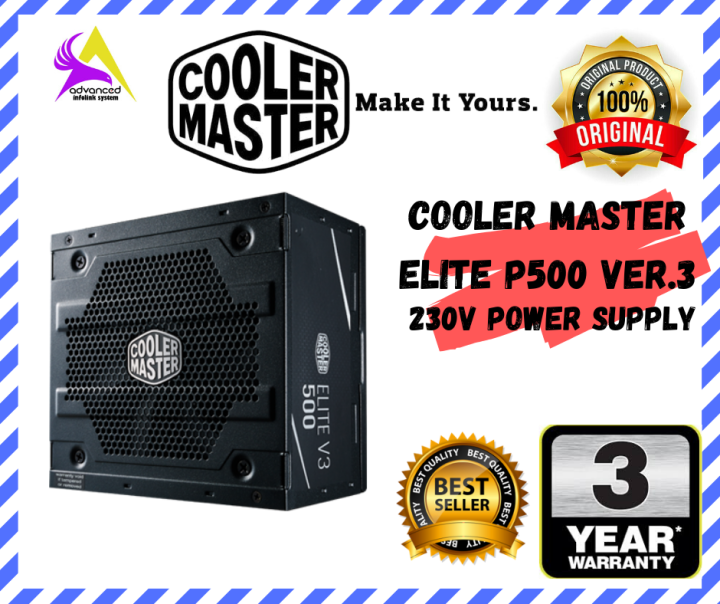 Cooler Master Elite P500 Ver3 230v Power Supply Lazada