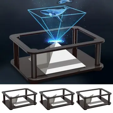 Creative 3D Holographic Display Stand Plastic Holographic Projector Gifts