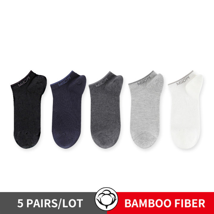 cmenin-miiow-5-pairs-ฮาราจูกุถุงเท้าผู้ชายปักโลโก้ต้านเชื้อแบคทีเรียผู้ชายถุงเท้าเรือยี่ห้อแฟชั่นถุงเท้าผ้าฝ้ายกันลื่น-mql1b20761