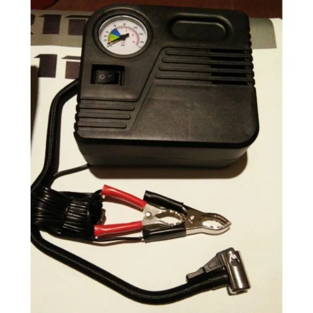 ♩12V Portable Air Compressor for motorcycle Lazada PH