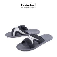 CC015 Black-Grey Dortmuend Sport Sandals รองเท้าสุขภาพลำลอง หลังเล่นกีฬา