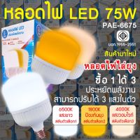 หลอดไฟ LED  75W รุ่น PAE-6675 ปรับได้3 สี