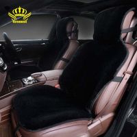 1pcs For One Front car seat covers faux fur cute car interior accessories cushion styling winter new plush car pad seat cover