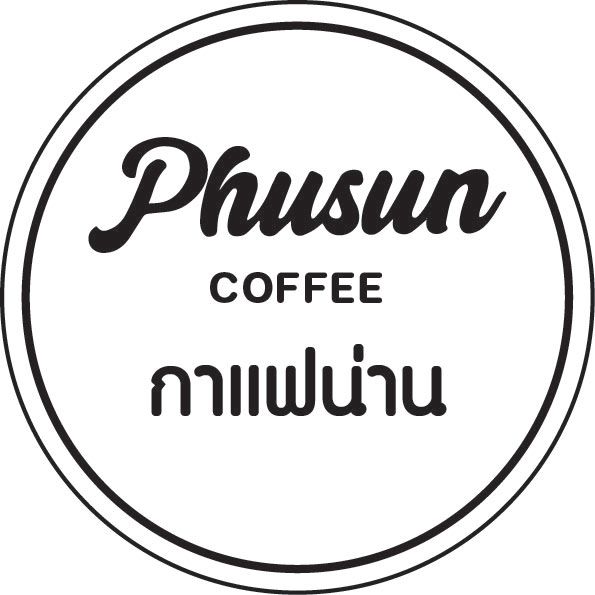 phusun สติ๊กเกอร์แบบใส ตอดแก้วกาแฟ