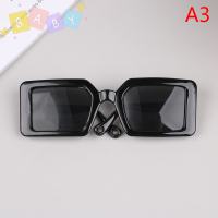 FactoryOutlete?Cheap? 1:12 dollhouse Miniature simulation ตุ๊กตาแว่นตา Square gradient sunglasses MODE