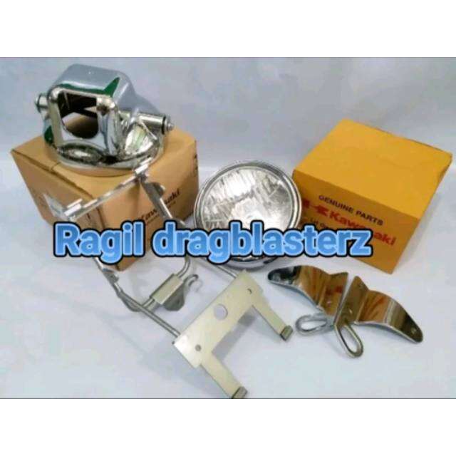 reflektor lampu bulat set ninja SS ninja R original kawasaki | Lazada