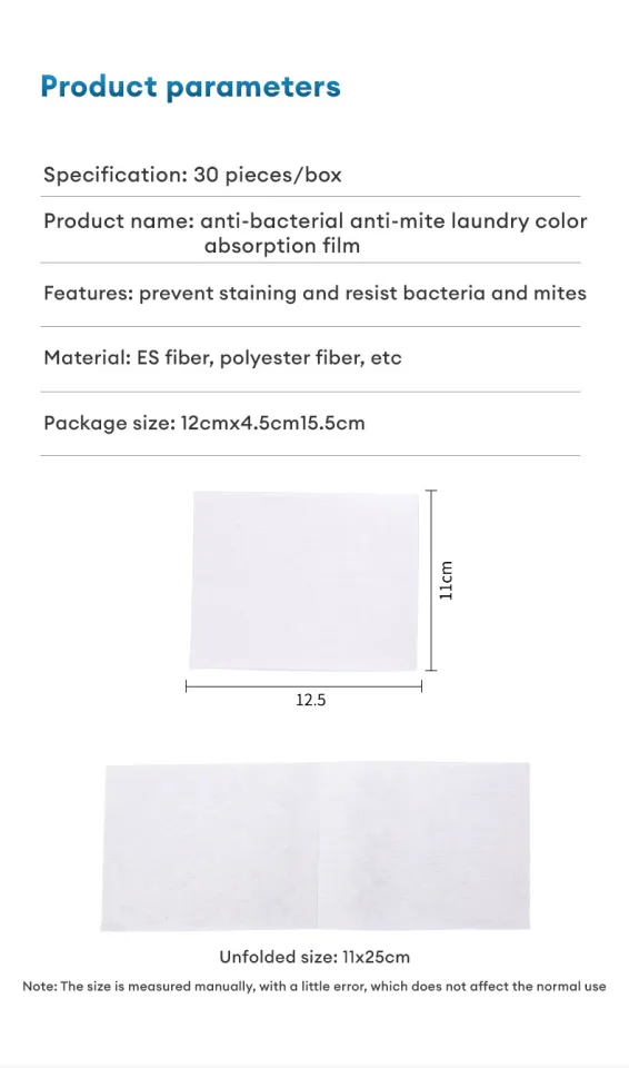 Get Kinbata Anti-stain Laundry Paper Clothes Color Absorption Sheet  Delivered