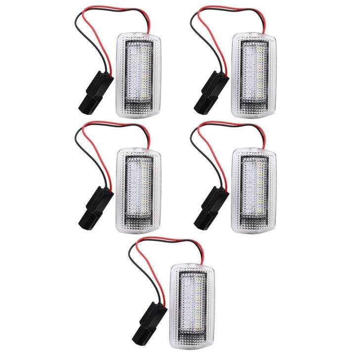 10X White Red Car LED Door Courtesy Light for Toyota Wish Prius Camry