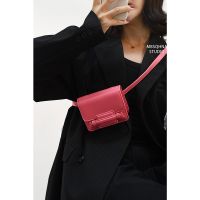 LASGO niche design mini small bag female 2022 new foreign style Messenger small square bag fashion lipstick bag 【QYUE】