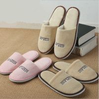 Women Men Slippers Home Ho Floor Shoe Non-slip House Guest Shoes