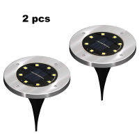 2-8pcs 8 led Solar Power Buried Light Under Ground Lamp Outdoor Path Garden Decking Floor Light Wall NEW HOT Purchasing wholesal