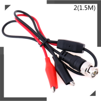 WonderfulBuyinge Digital Oscilloscope Probe BNC Test นำ BNC Q9ชายไปยัง dual ALLIGATOR clips