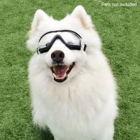 ZZOOI Eyewear Photo Prop Dog Goggles Waterproof Windproof Adjustable Strap Cool Transparent Lens Fashion Pet Sunglasses Eye Protection