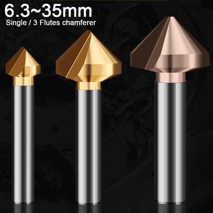 HSS 90°Chamfering Drill Bit M2/M35 Cobalt Titanium Plated High Hardness