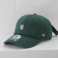 New era hat ms popular logo small soft standard ny yankees baseball cap curved eaves MLB cap dark green