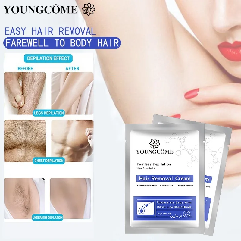 YOUNGCOME Painless Hair Removal Cream Permanent Whitening Underarm Hair  Removal Body Private Parts Hair Remover Quick Painless Hair Removal |  Lazada PH