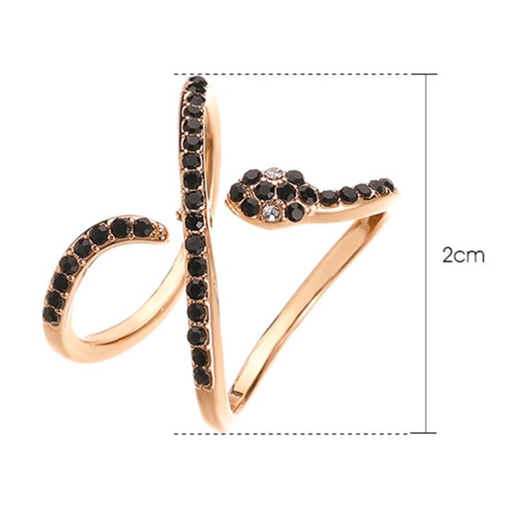 gravitational-wave-women-snake-shape-simple-adjustable-punk-finger-ring-เครื่องประดับอุปกรณ์เสริม
