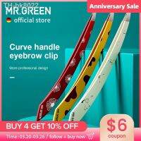 ✒❉  MR.GREEN Curve Handle Eyebrows Tweezers Professional Fine Hairs Puller Makeup Tools Stainless Steel Beauty Clips Removal