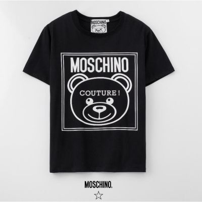 moschino Fashion printed cotton unisex T-shirt short sleeve
