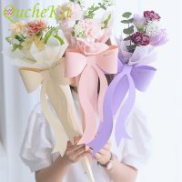 10Pcs Bowknot Flower Packaging Box Florist Wrapping Portable Paper Bow Bouquet Bag Christma Wedding Birthday Party Gift Supplies Gift Wrapping  Bags