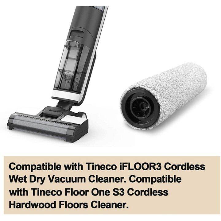 brush-roller-and-filter-for-tineco-ifloor-3-floor-one-s3-cordless-wet-dry-floor-washer-handheld-vacuum-cleaner-parts