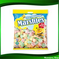 มาร์ชแมลโลว์ รูปดาว กลิ่นวานิลลา 150 กรัม มาร์ชี่ส์ Marshies Vanilla Star Marshmallows มาชแมลโลว์ มาร์ชแมลโล มาชแมลโล