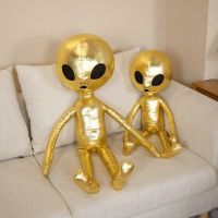 【YF】 High Quality PU ET Extra Terrestrial Alien Soft Stuffed Plush Doll Gift Toys Christmas Birthday Kids