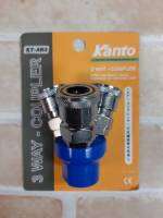 KANTO หัวต่อคอปเปอร์ 3 ทาง ขนาด 1/4" รุ่น KT-AB-3