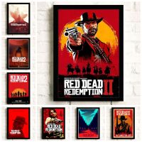 Red Dead Redemption 2ห้องเกมห้องนอนเด็กตกแต่งโปสเตอร์ล่าสุดยอดนิยม Action Stand-Alone เกม Modern Home Decor