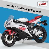 ? โมเดลรถ ของขวัญสำหรับเด็ก Meritor figure 1:18 YAMAHA YZF - R6 alloy motorcycle simulation model base