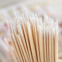 ☜♞┅ 100pc Disposable Cotton Swab Lint Free Micro Brushes Wood Cotton Buds Swabs Ear Clean Stick Eyelash Extension Glue Removing Tool