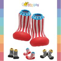 รองเท้าหัดเดิน Attipas รุ่น Little Star สี: Red Size:S อายุ 0-6 เดือน [ขนาดฝ่าเท้า 12.6 - 13.5 cm.]