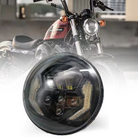 7นิ้ว LED ไฟหน้า Hilow Beam DRL Moto ไฟสำหรับ Harley Touring Ultra Classis Electra Steet Glide Road King รถจักรยานยนต์โคมไฟ